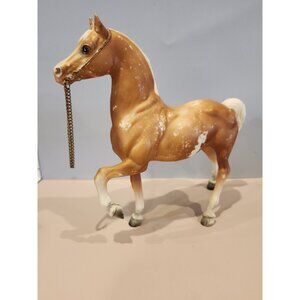 Lovely~Vintage~Breyer~Western Prancing Horse~Palomino~Montgomery Wards Exclusive